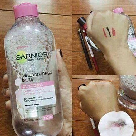 Nước tẩy trang Garnier Micellar 400ml Pháp Nga