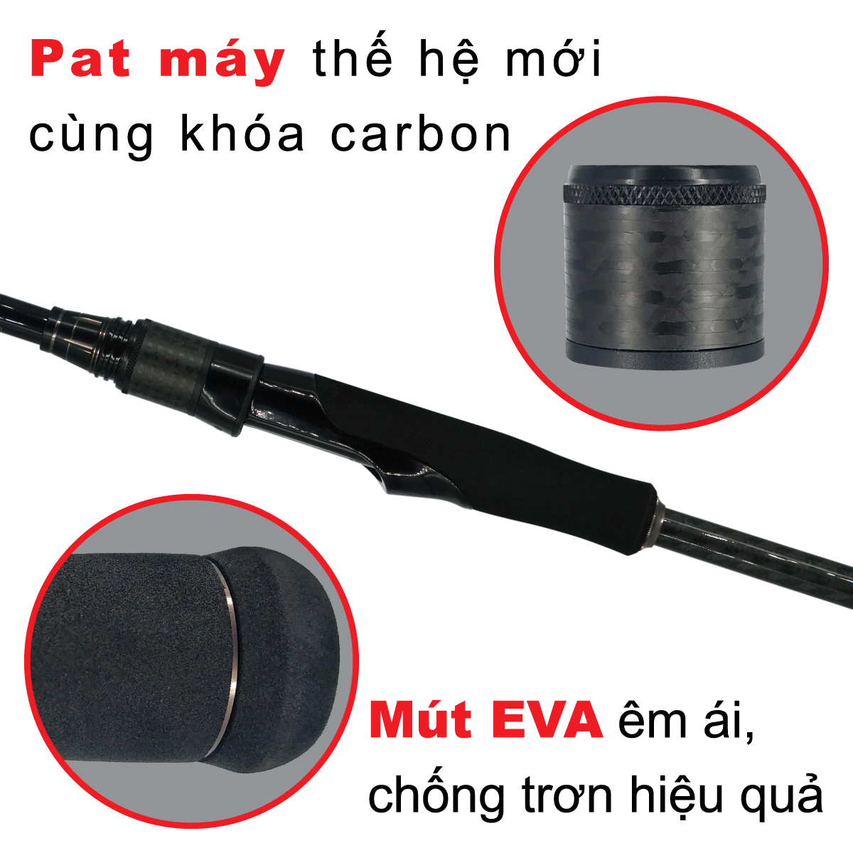 CẦN CÂU LURE MÁY ĐỨNG - FALCHION