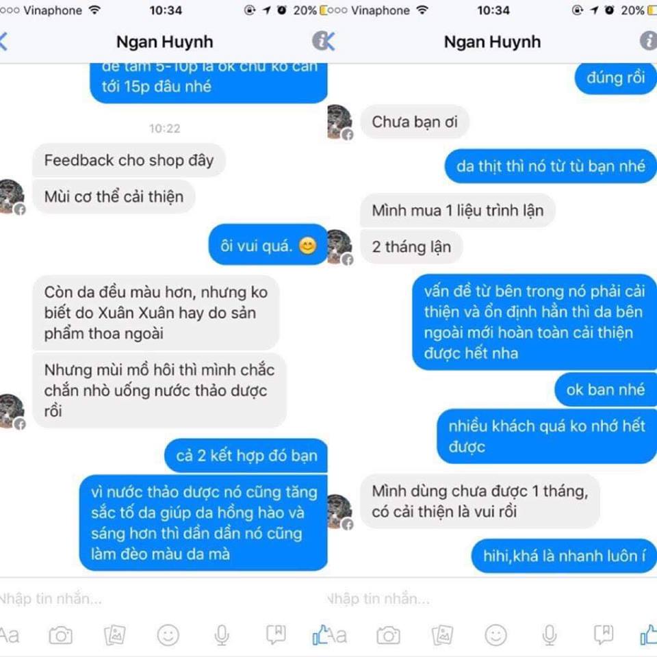 Nước Thảo Dược Xuân Xuân