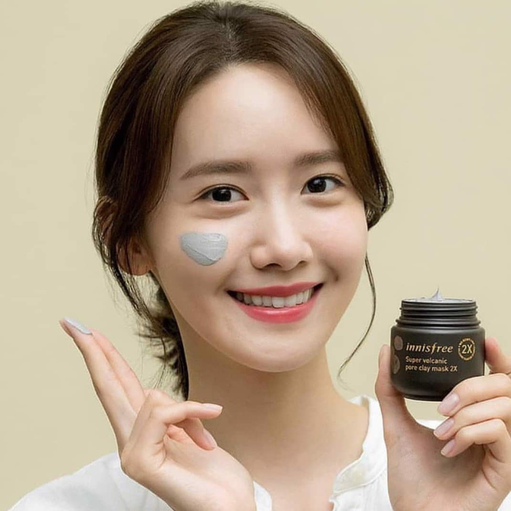[HCM]Mặt Nạ Tro Núi Lửa Innisfree Super Volcanic Pore Clay Mask 2X