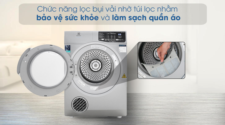 [TRẢ GÓP 0%] Máy Sấy 8Kg Electrolux EDV805JQSA (Giá áp dụng giao tại HN, HCM& các tỉnh liên hệ shop)