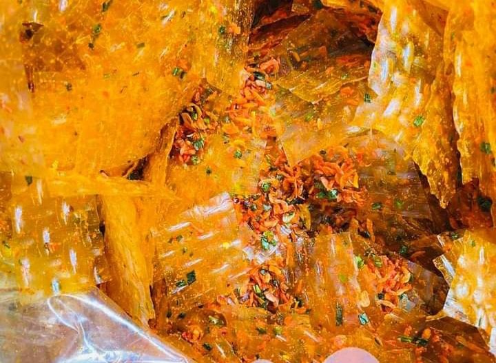 30gr Bánh Tráng Vuông Trộn Sate Tôm