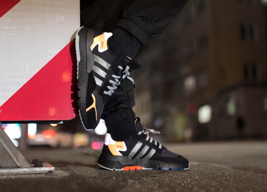 Giày sneaker nam Nite Jogger 2019 Black/Orange size 39