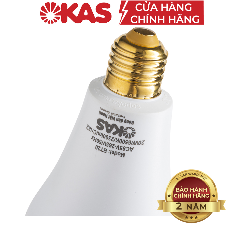 Bóng đèn LED BT OKAS ánh sáng trắng