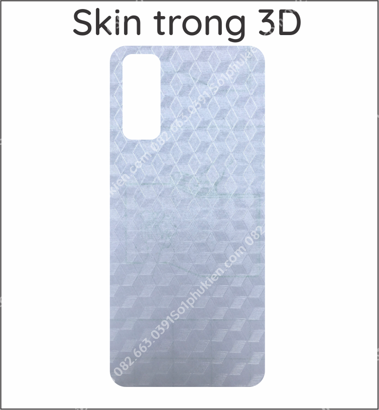 Miếng dán mặt lưng skin carbon Vivo Y20 2021
