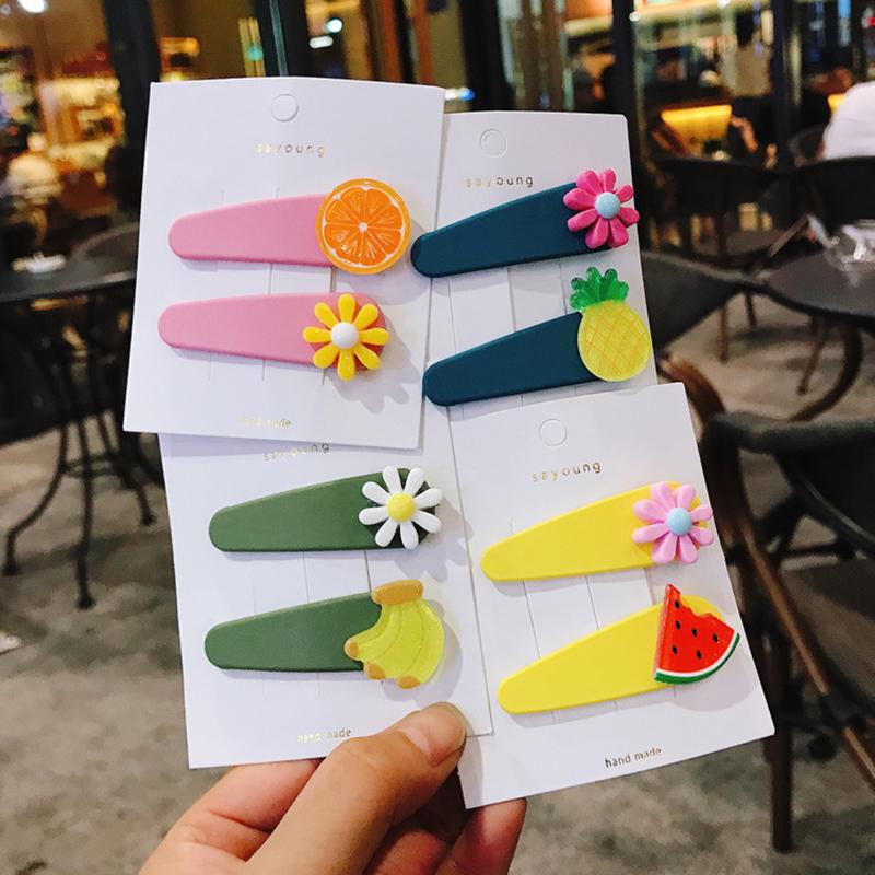 [HCM]Set 2 kẹp tóc Trái cây 4 mùa XINH - NHShop