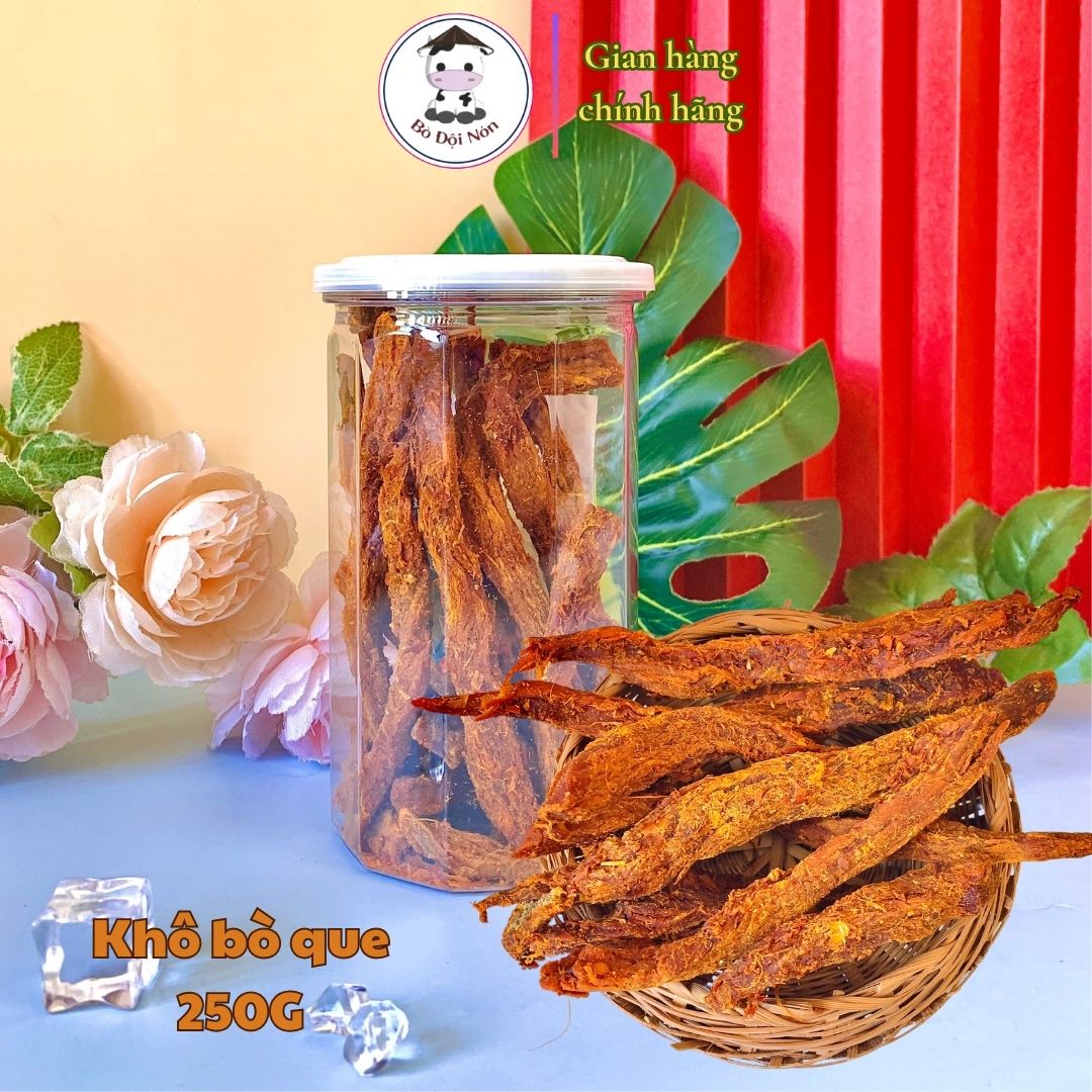 250g Khô Bò Que Bò Đội Nón