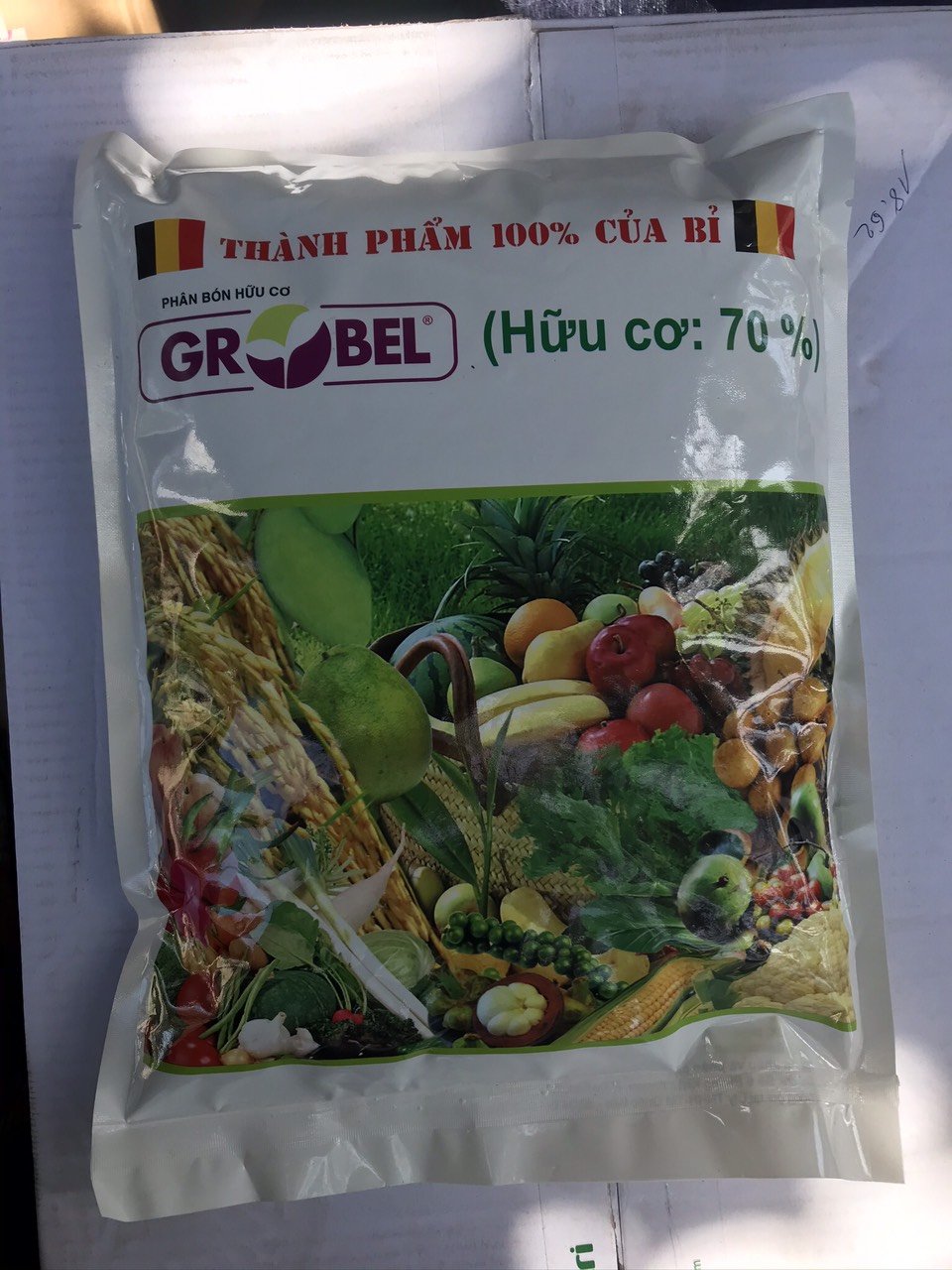 Phân hữu cơ Bỉ Grobel gói 2kg