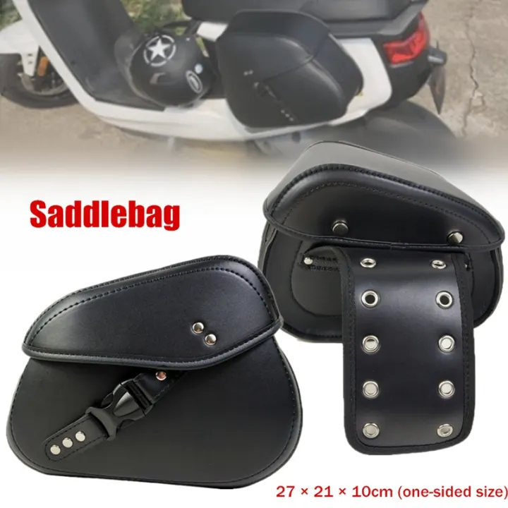 small leather bags for motorcycles