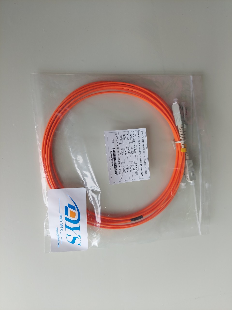 Dây nhảy quang SC-SC Multimode Duplex 3M