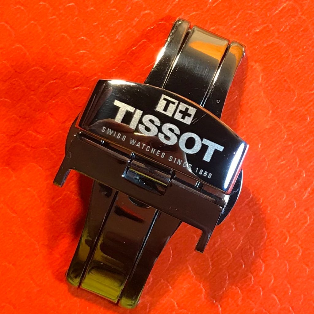Khóa bướm đồng hồ khắc logo Tissot