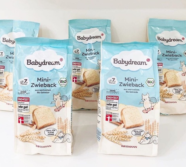 [HCM]Bánh Mì Hữu Cơ Babydream Cho Bé 7m+