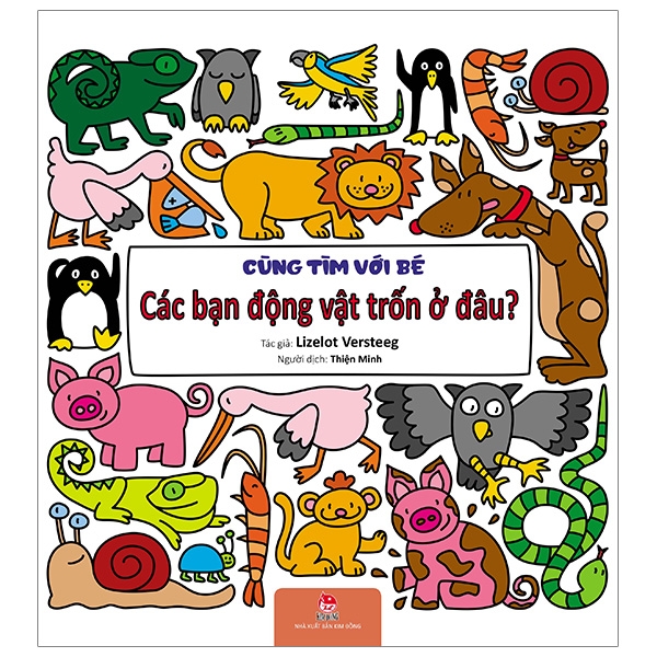 Fahasa - cùng tìm với bé: các bạn động vật trốn ở đâu?