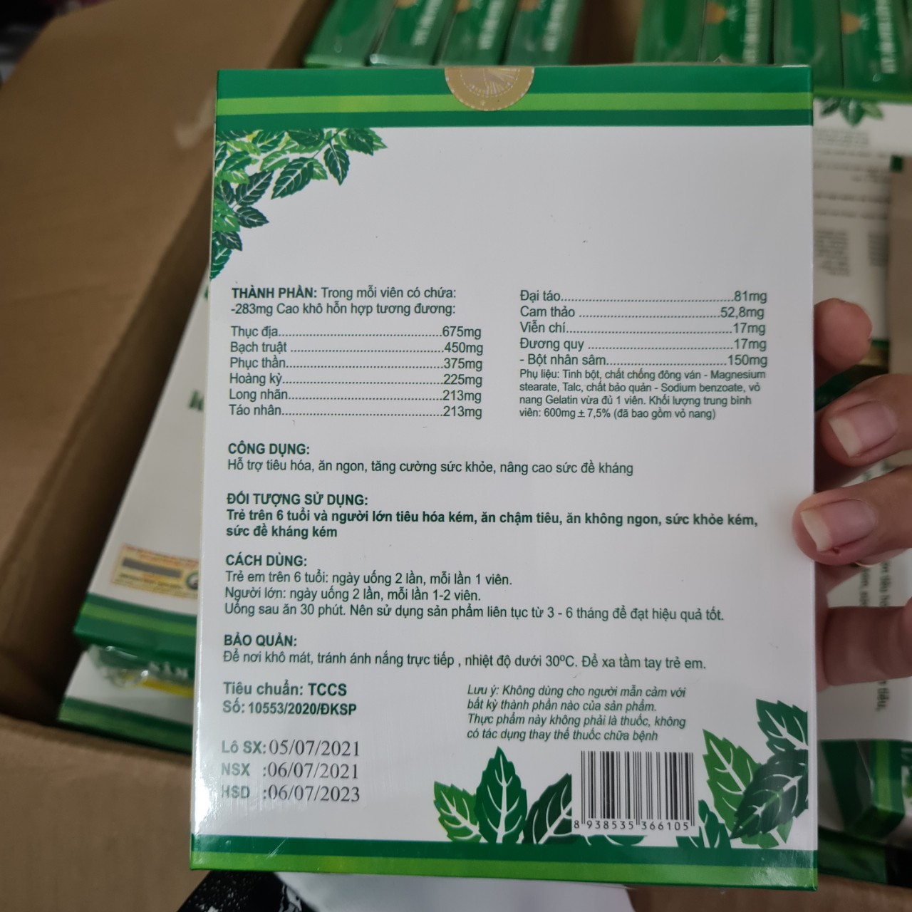 tăng cân Sâm Bổ Kiện Thảo Mộc Nam