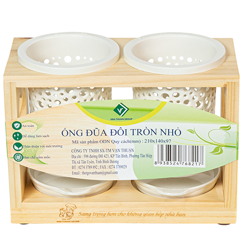 Ống đũa đôi tròn nhỏ-quy cách 21x14x97