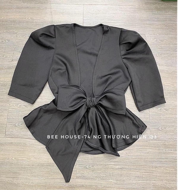 [HCM]Áo Peplum Nơ Bigsize (60KG->90KG)