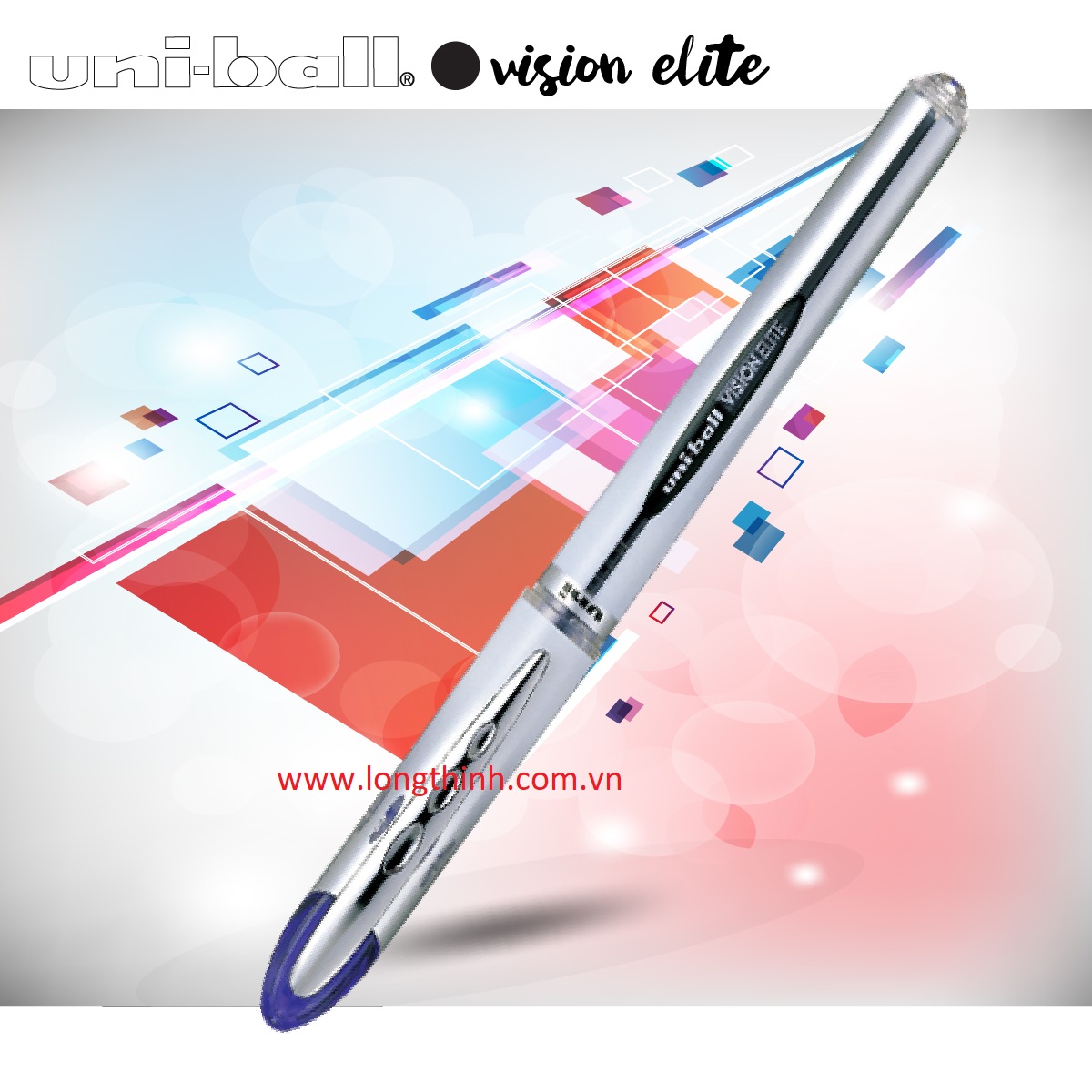 [HCM]Bút bi nước nắp UNI-ball VISION ELITE 0.8mm (UB200)