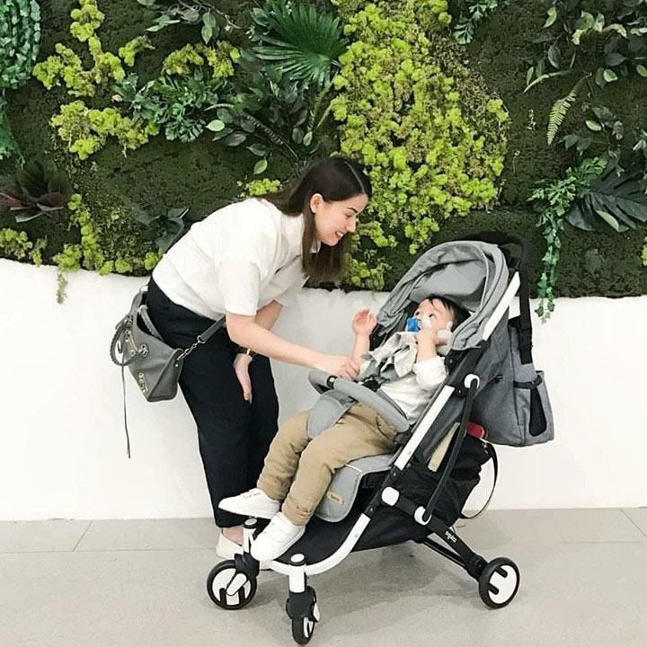 Xe Đẩy Trẻ Em Looping Squizz 2 Stroller - Màu viền trắng
