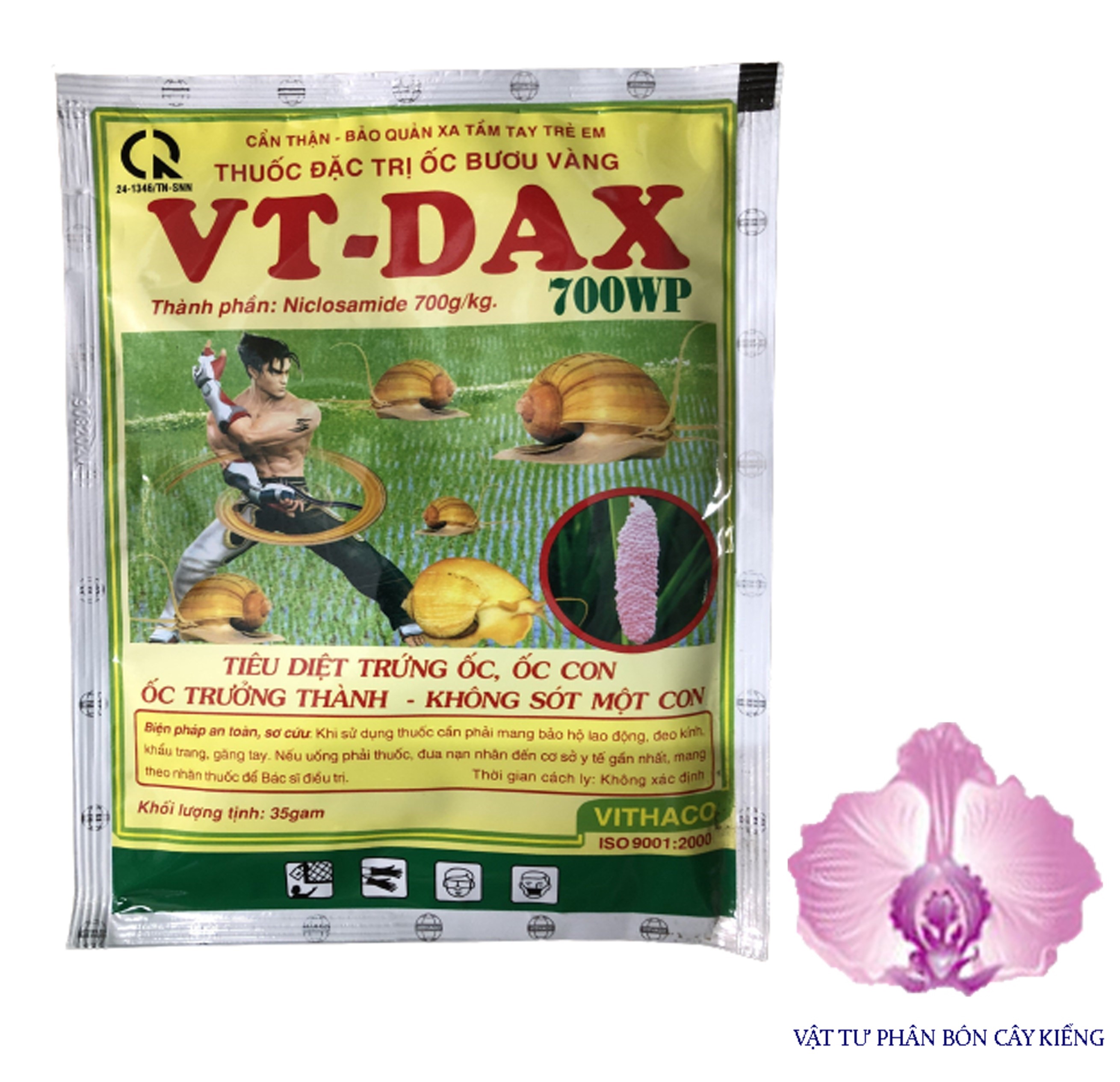 Thuốc trừ ốc bưu vàng vt-dax 700wp - #152b# 35g