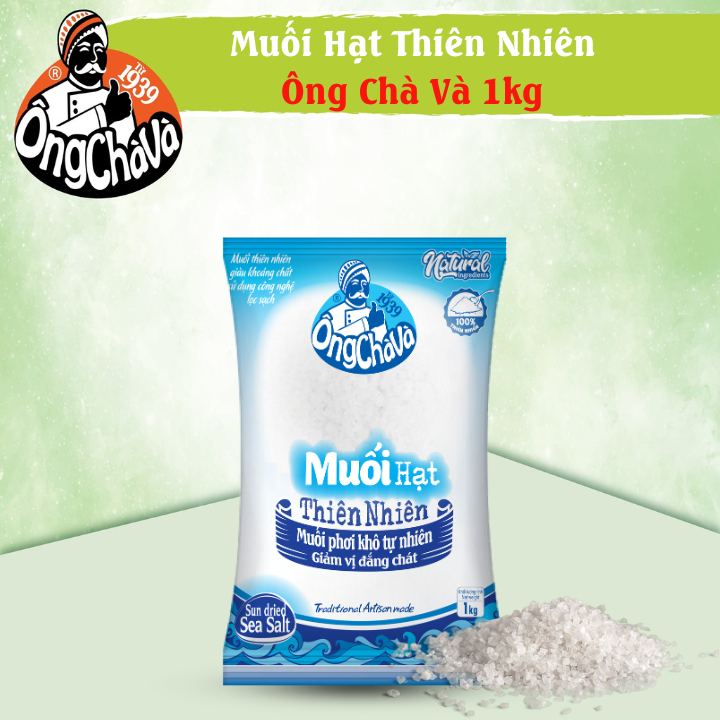 Ong cha va sun dried sea salt 1kg