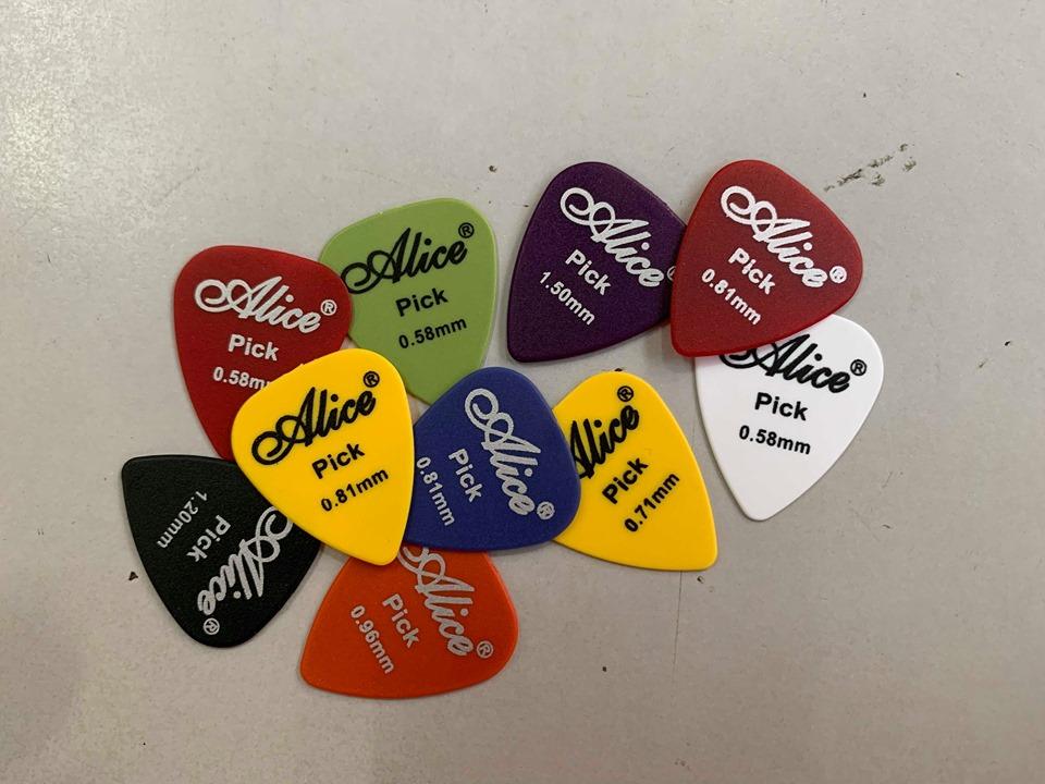 Combo 10 Pick gảy Alice cho đàn Guitar Acoustic