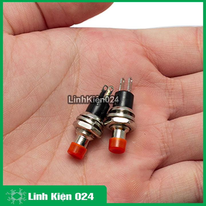 Bộ 5 nút nhấn reset, nút đề sắt nhỏ 6mm 2 chân cao cấp