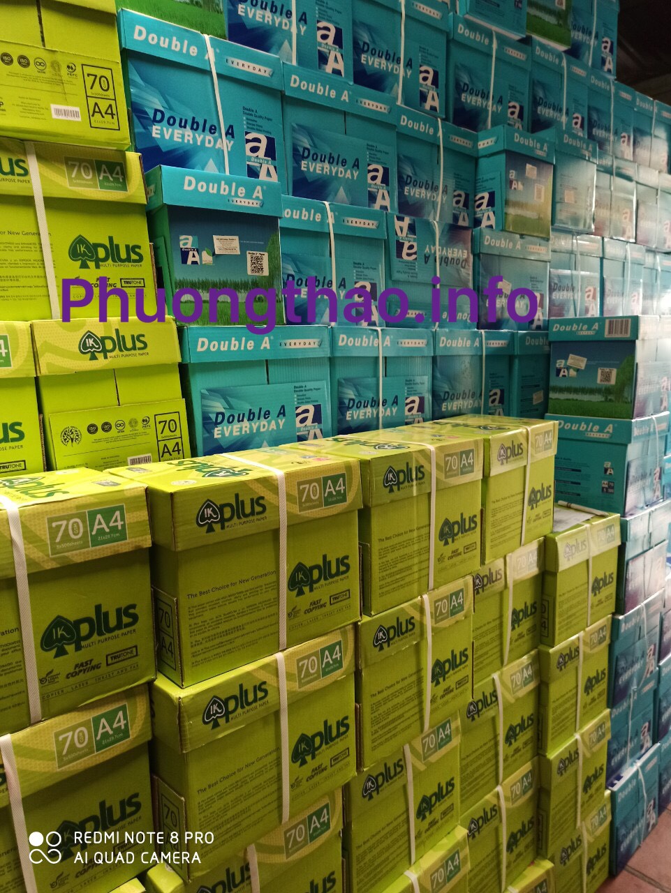 Giấy in Double A5 ĐL 70, 500 tờ/ram.