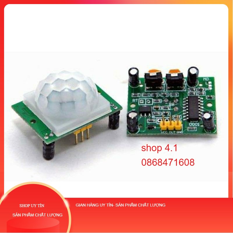 Mạch cảm biến thân nhiệt chuyển động Pir HC SR501 - Module arduino