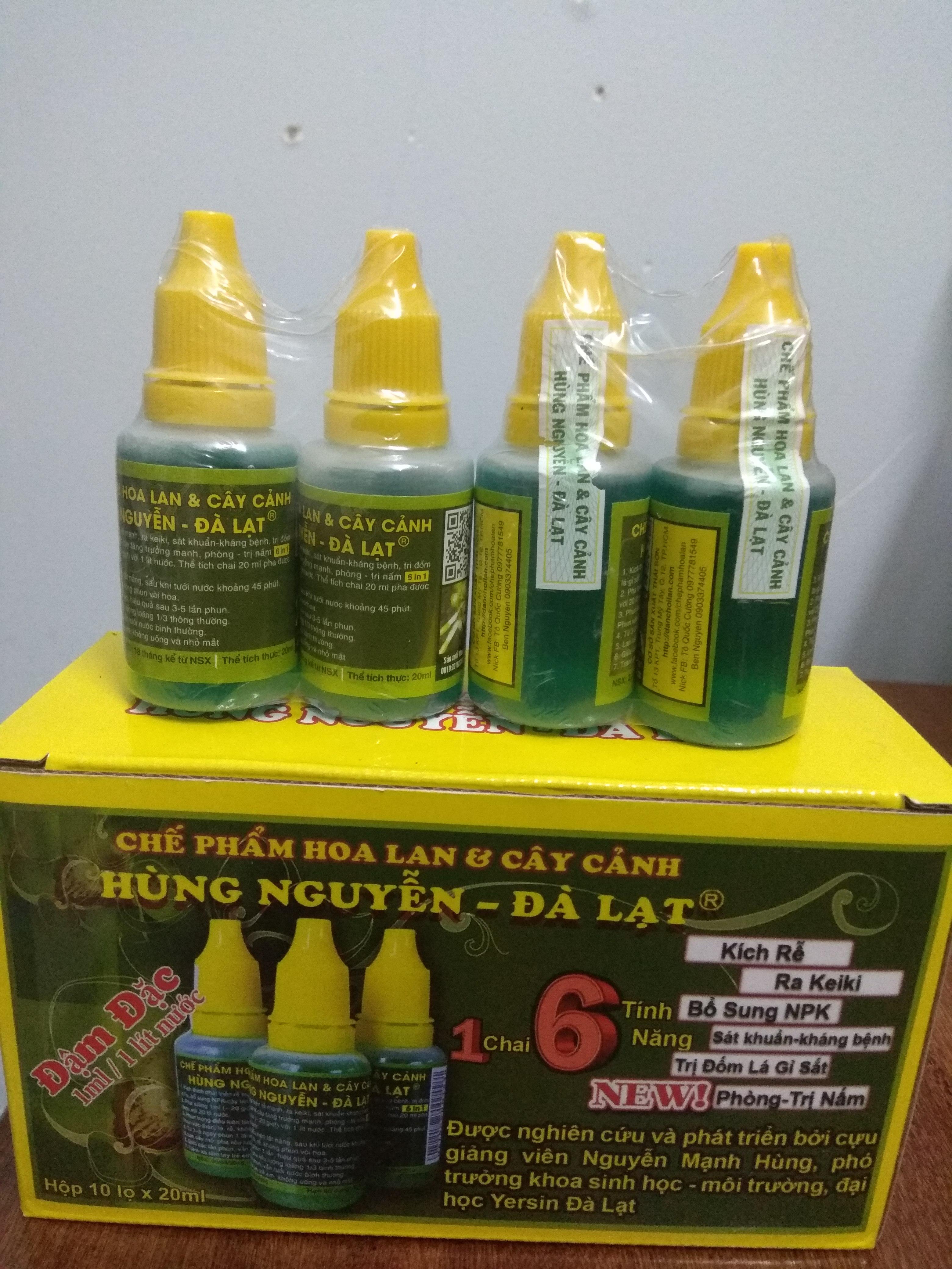 [HCM]Chế phẩm sinh học Hùng nguyễn - hộp 10 lọ