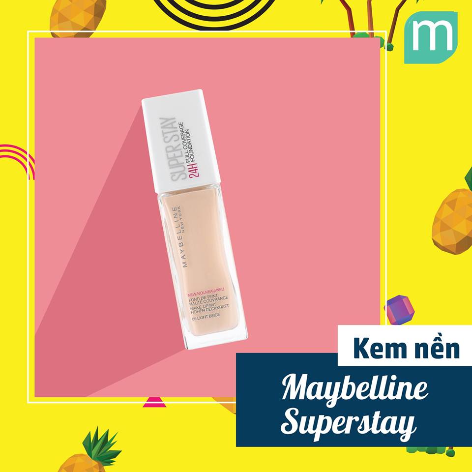 Kem Nền Maybelline Superstay Full Coverage Makeup 24H