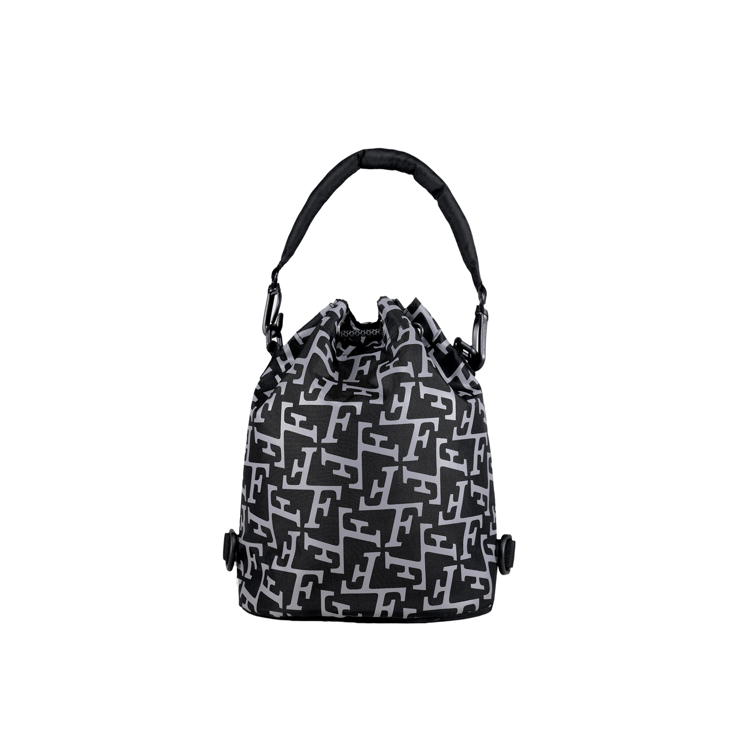 FRONT  The Knight F Abundant Mini Backpack D123 - BLACK - S  ♟ Balo mini FRONT chất liệu Polyester
