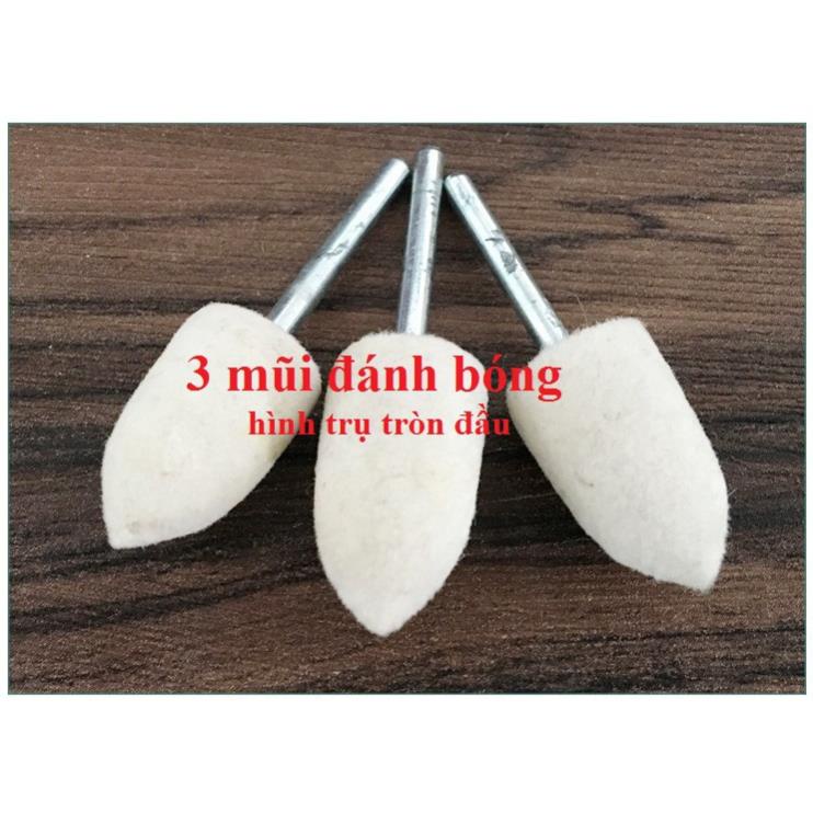 Đầu len đánh bóng nhập khẩu Đức tay cầm 2.35mm