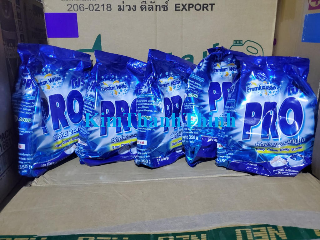 (KTT) Bột giặt PRO 350 gam- hàng Thái-Màu xanh
