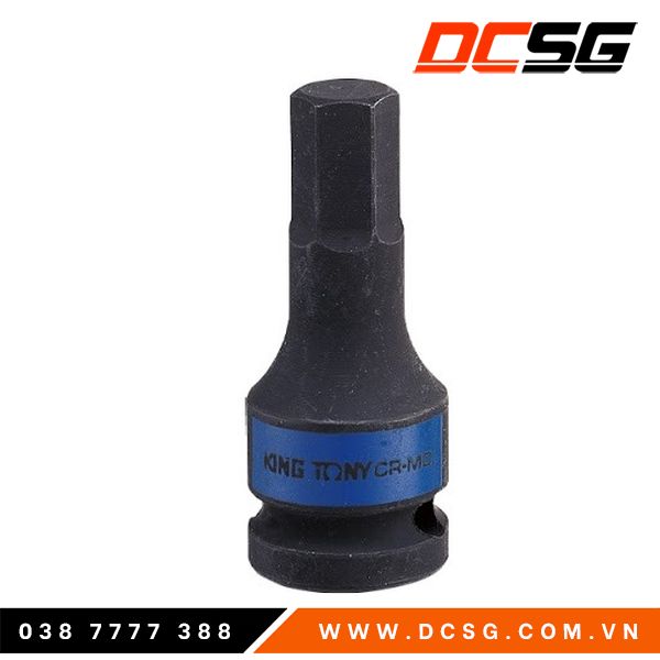 Đầu chuyển chuôi 1/2" sang lục giác, dài 12mm kingtony 405512