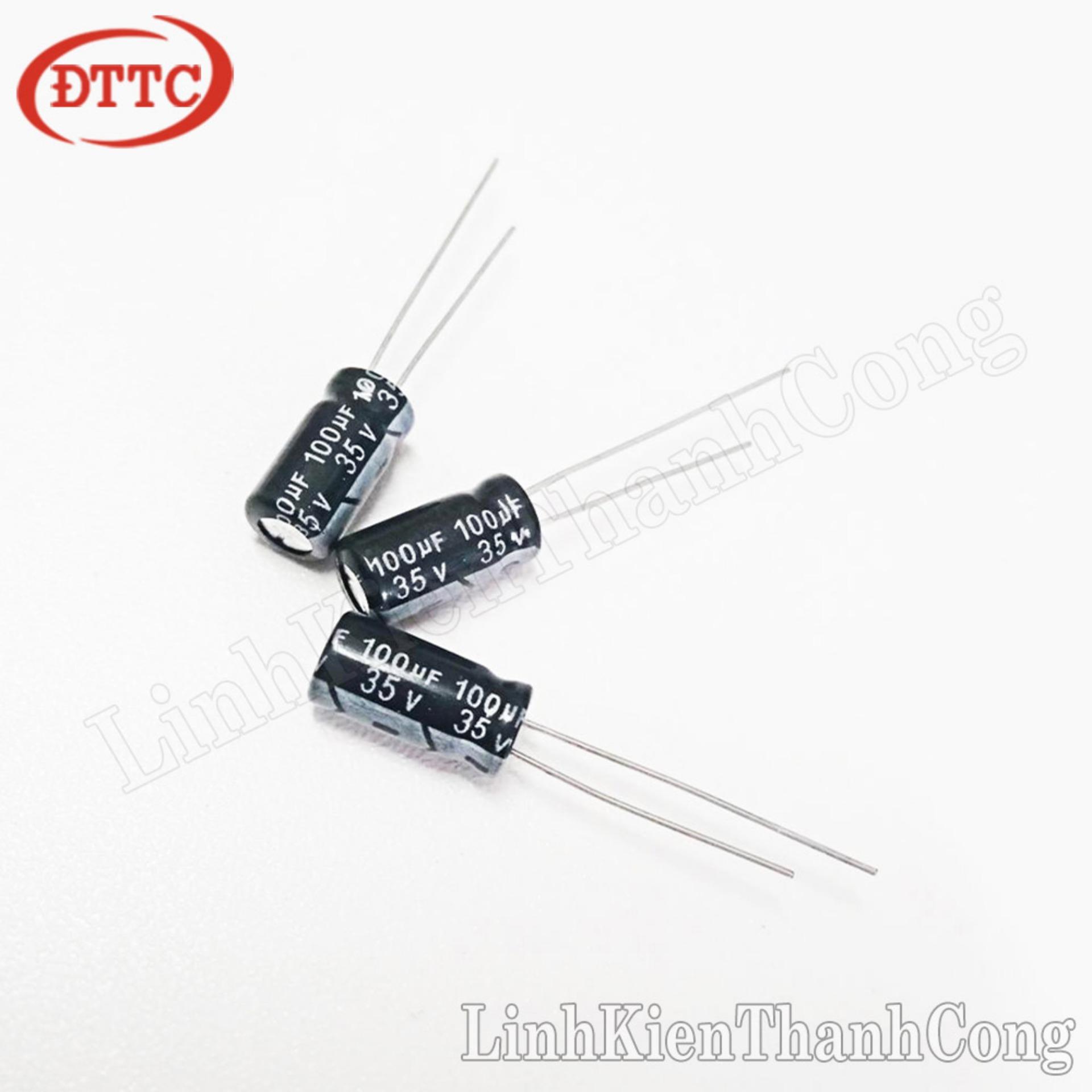 Bộ 2 Chiếc Tụ hóa 100uF 35V (6x11mm)