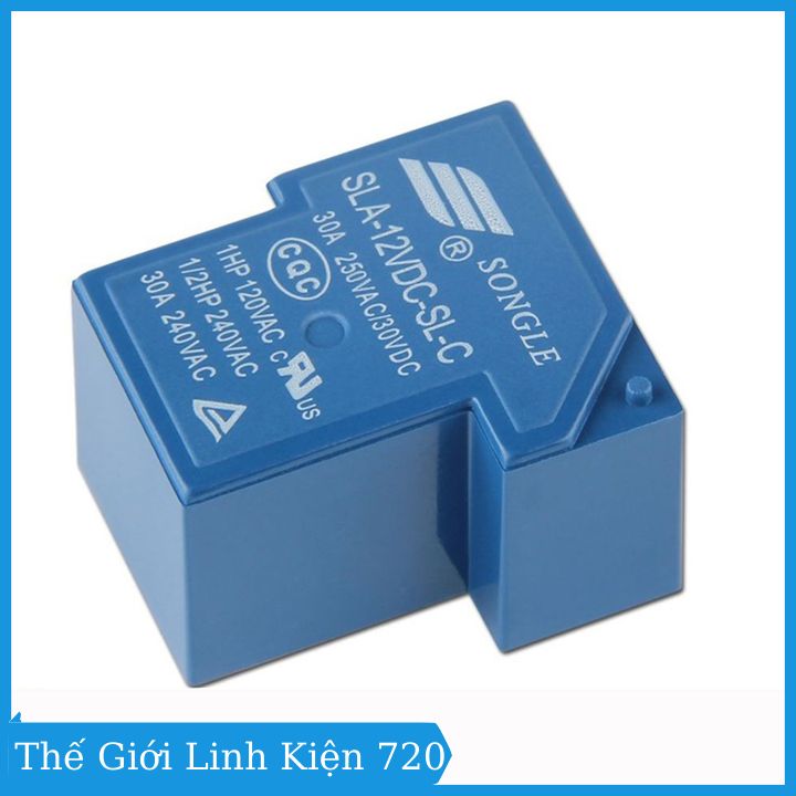 Relay songle sla 12v 30a 4 chân