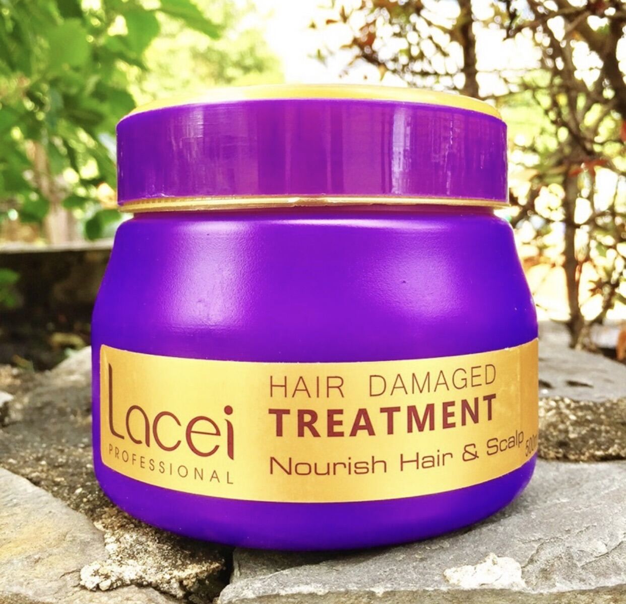 Dầu hấp tóc lacei tím giúp tóc chắc khỏe bóng mượt 500ml