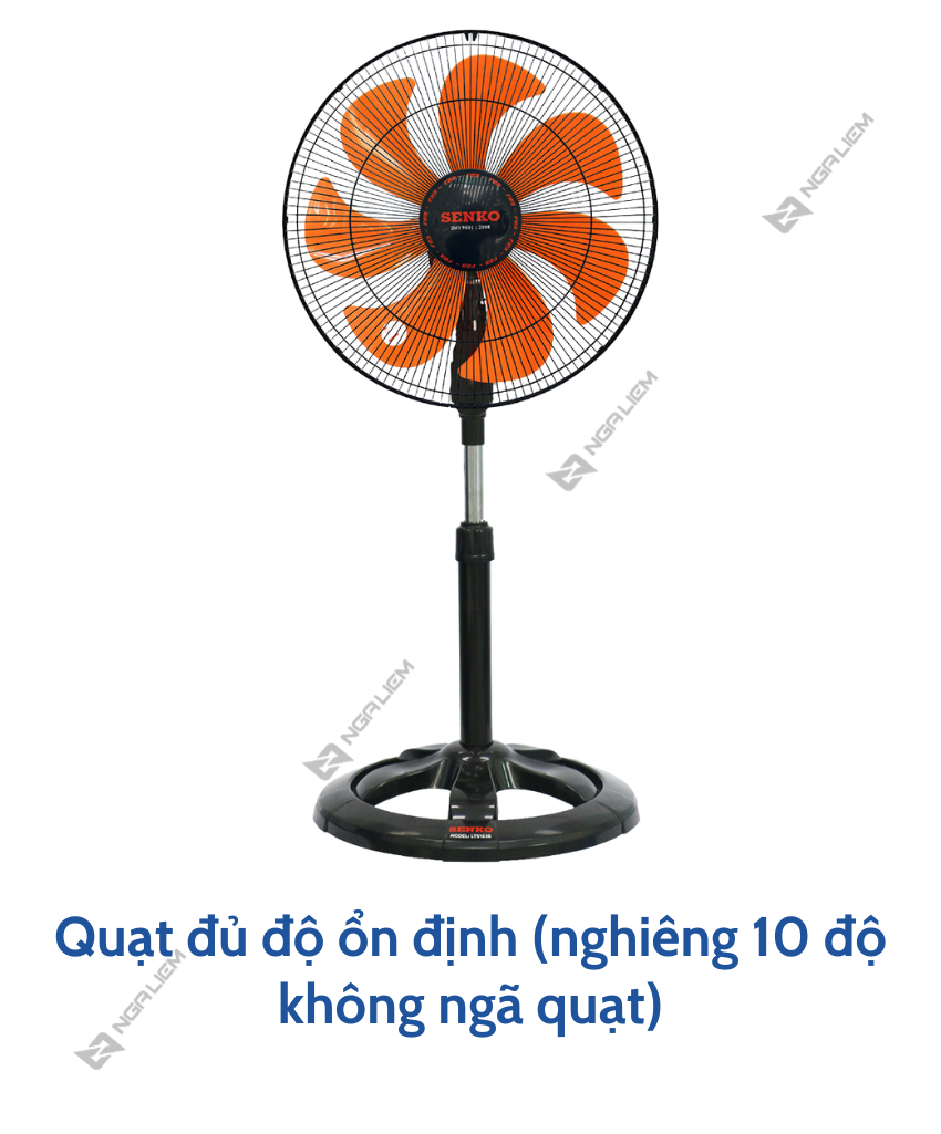 Quạt Lỡ Thân Sắt LTS1636 SENKO [Hàng Chính Hãng]