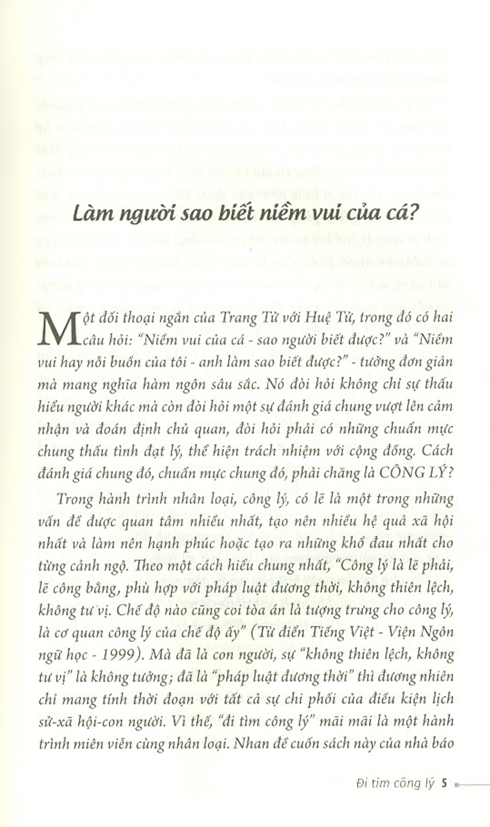 Đi Tìm Công Lý