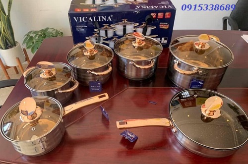 Bộ nồi Đức 6 chiếc xịn xò