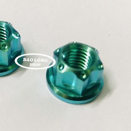 2 Ốc Tán TiTan GR5 8Li Xanh Lục Bảo (100%Titan)