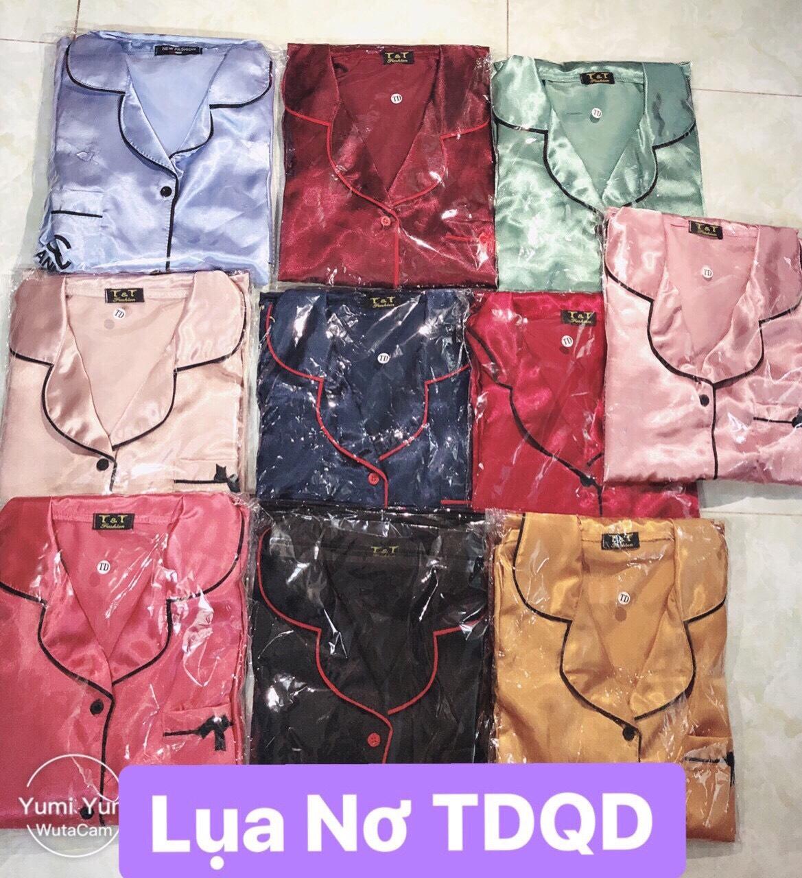 [HCM]Đồ Bộ Lụa Satin Ngủ Dài Tay