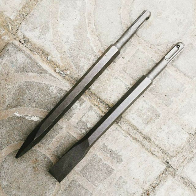 Mũi đục bê tông nhọn, dẹp 14mm