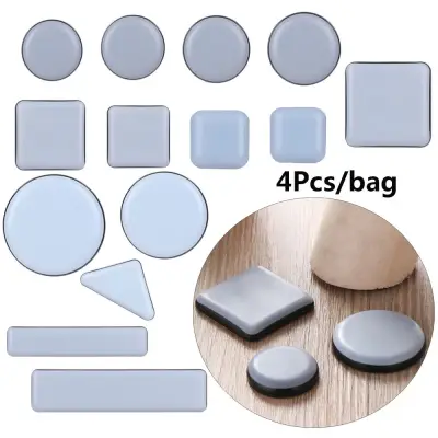 4pcs Easy Move Heavy Furniture Table Slider Pad Floor Protector Moving Anti-abrasion Floor Mat