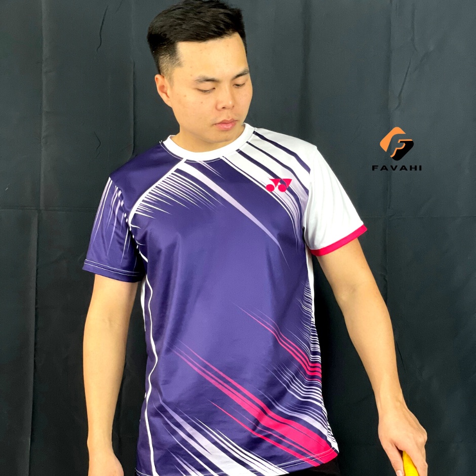 Áo cầu lông nam Yonex mã FA111 đủ size mặc tập luyện và thi đấu cầu lông