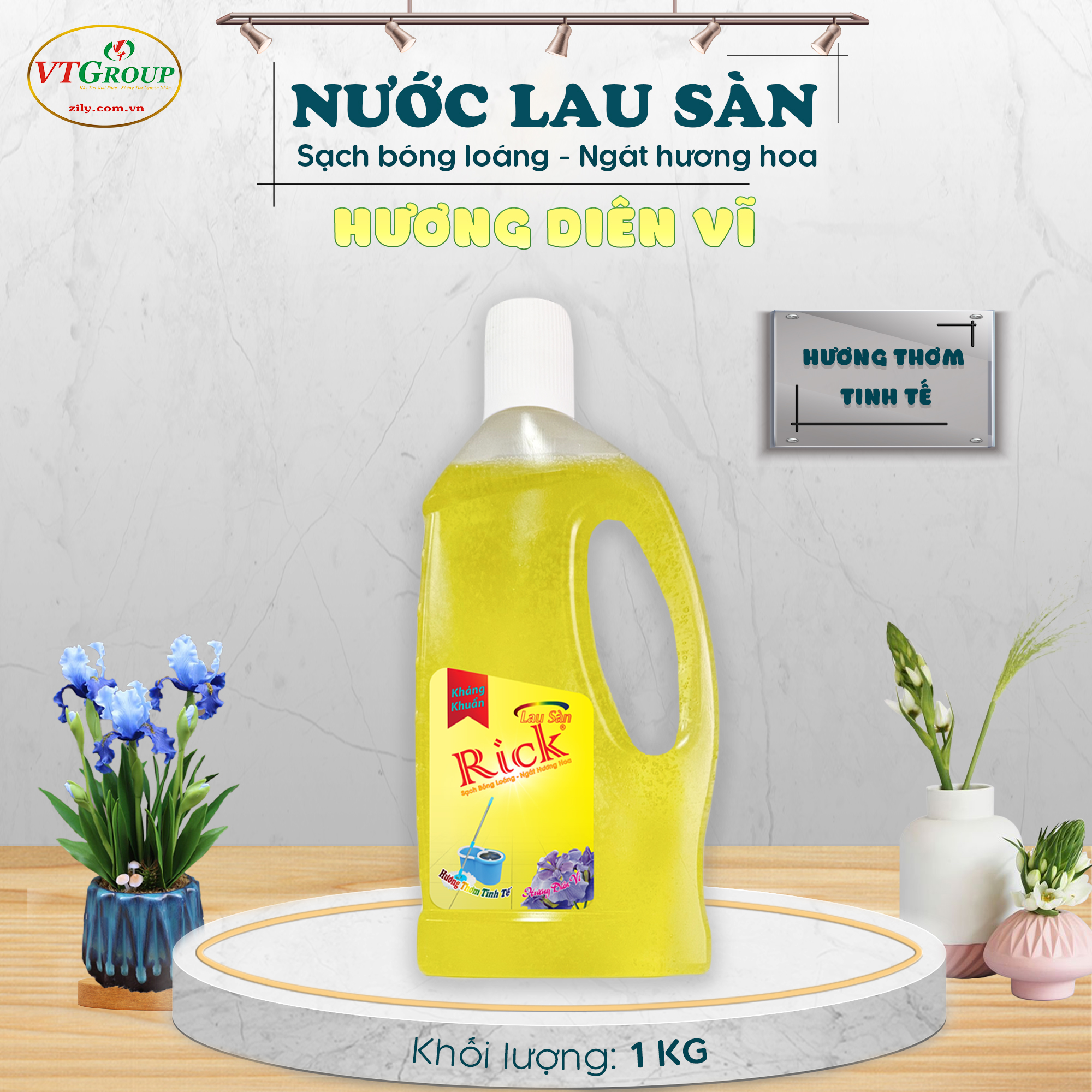 Nước Lau sàn Rick 1 kg