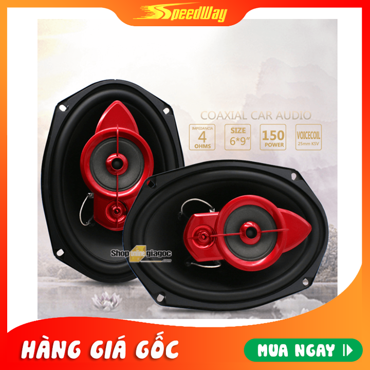 [Có hình thật] Cặp Loa Ô Tô Đồng Trục Hai Chiều 6X9 Inch KUERL K-69A