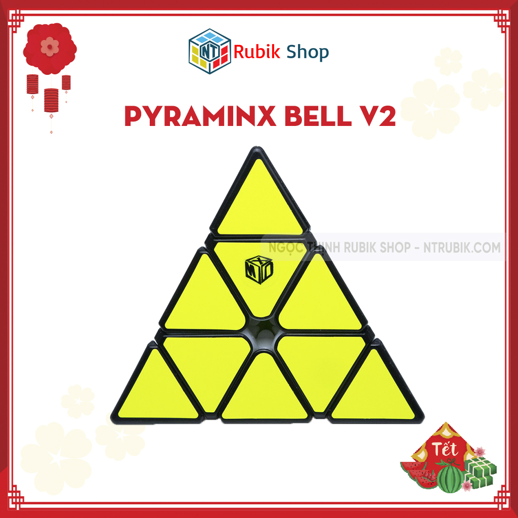 [Siêu Phẩm] Rubik QiYi Pyraminx X-man Bell Stickerless