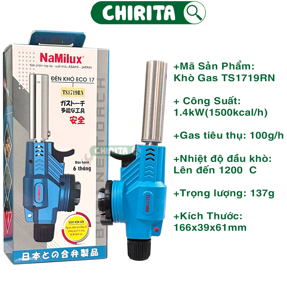 Khò gas mini namilux genuine-lamp khò portable gas, head khò household gas Chirita