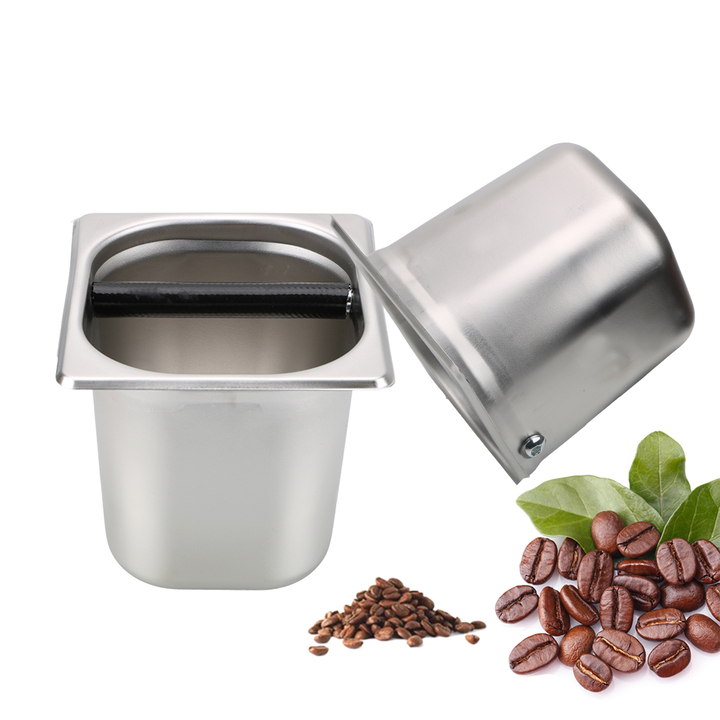 HỘP ĐẬP BÃ CÀ PHÊ Inox KNOCK BOX cao 15cm